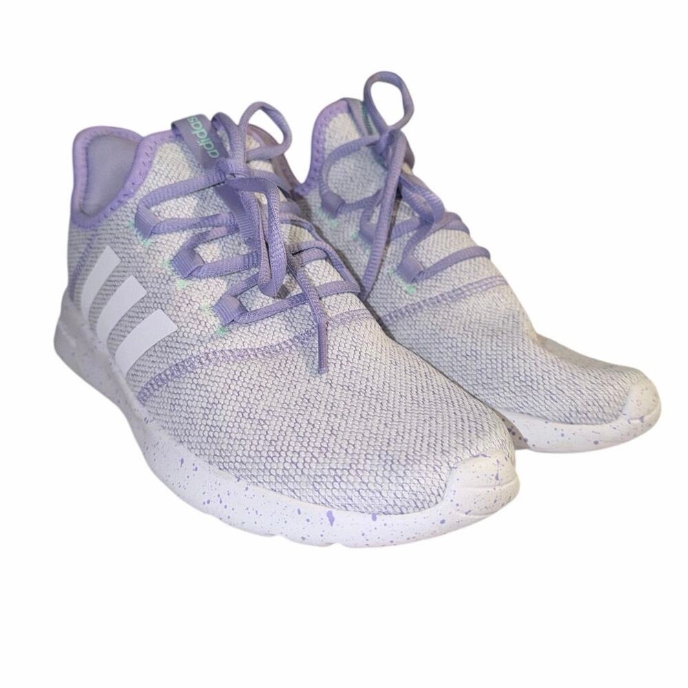Adidas Cloudfoam Pure running sneakers women’s size 6 purple walking shoes